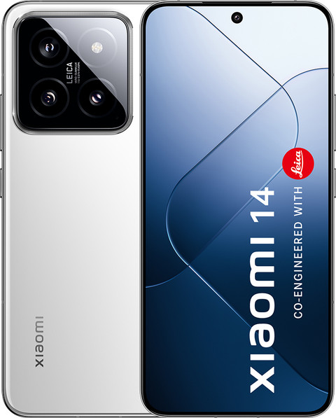 Xiaomi 14 スマートフォン 本体 (512Gb) Xiaomi 14 (White, 12GB RAM, 512GB Storage) | 50MP Leica