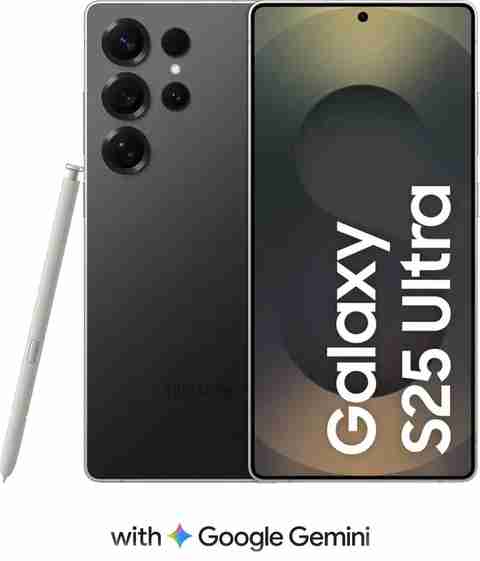 Samsung Galaxy S25 Ultra 5G (Titanium Black, 512 GB)