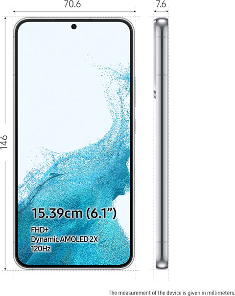 【超美品】Samsung Galaxy S22 ホワイト 本体 SAMSUNG (再生新品) Samsung Galaxy S22 [5G] スマートフォン