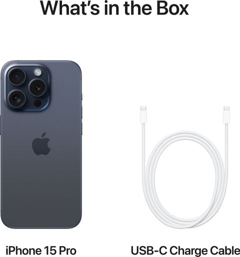 ✅ほぼ新品・100%✨iPhone 15 Pro 128GB ブルー❣️充電4回 Apple iPhone 15 Pro (Blue Titanium, 128 GB)
