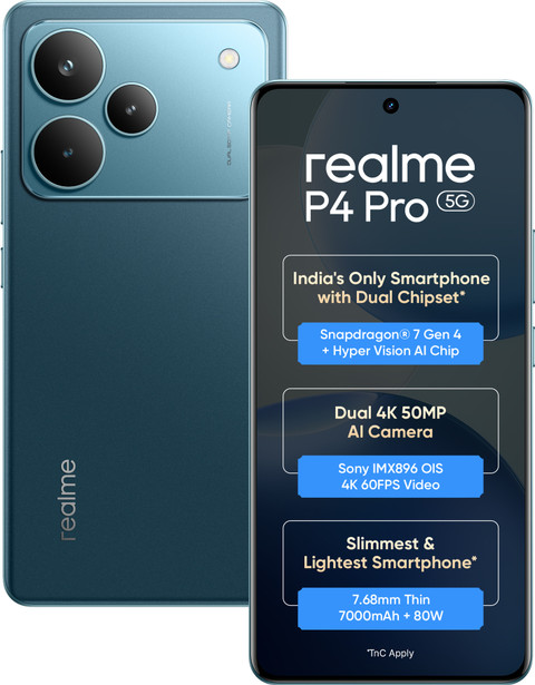 realme P4 Pro 5G 128 GB Storage, GB RAM Online at Best Prices
