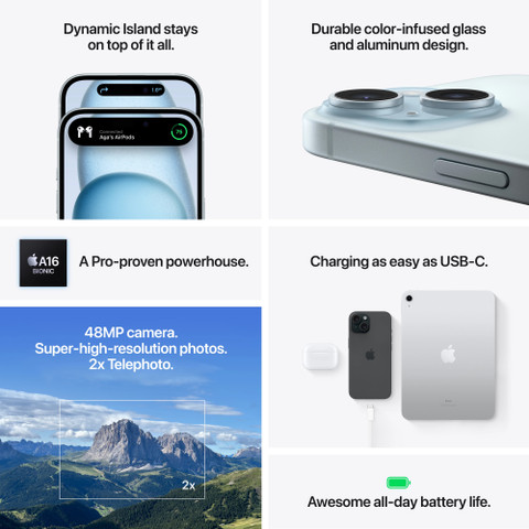 iPhone 15 Plus 128GB（SIMフリー）グリーン iPhone 15 Plus 128GB - グリーン（SIMフリー）[整備済製品