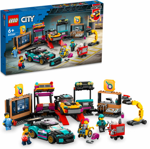 LEGO City Custom Car Garage (507 Blocks)