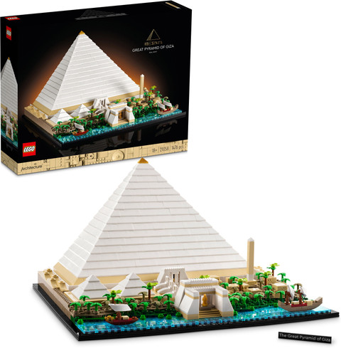 LEGO Architecture Great Pyramid of Giza (1476 Blocks) Model