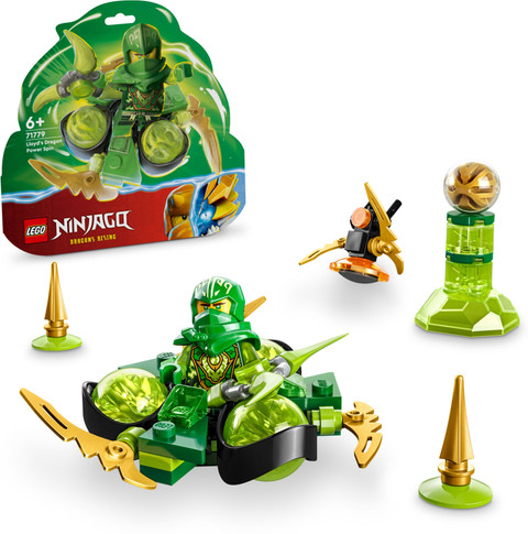 LEGO Ninjago Lloyd's Dragon Power Spinjitzu Spin (56 Blocks) Model Building  Kit
