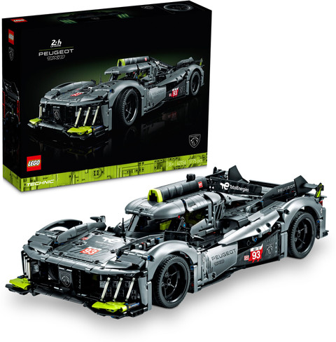 LEGO Technic Peugeot 9X8 24H Le Mans Hybrid Supercar (1775 Blocks) Model  Building Kit