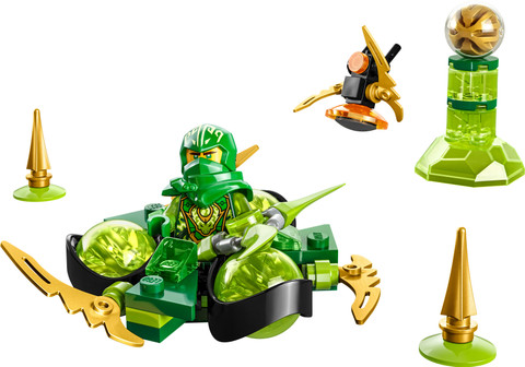 LEGO Ninjago Lloyd's Dragon Power Spinjitzu Spin (56 Blocks) Model