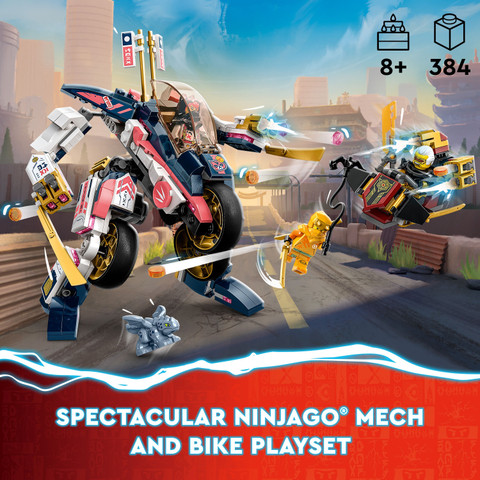 LEGO Ninjago Sora's Transforming Mech Bike Racer (384 Blocks