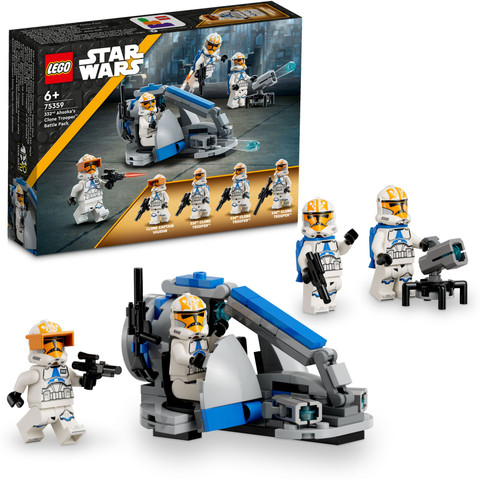 LEGO Star Wars 332nd Ahsoka's Clone Trooper Battle Pack (108 Blocks) Model  Building Kit