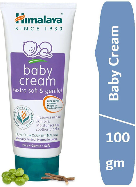 HIMALAYA Baby Cream Extra Soft Gentle 100ml (Pack of