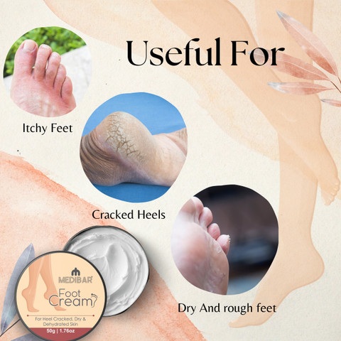 medibar Hand Foot Care Cream For Rough, Dry and Cracked Heel