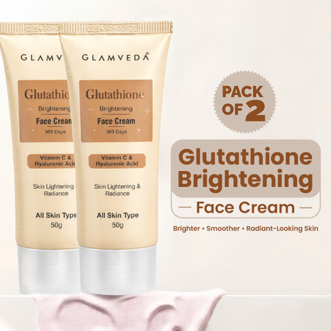 2 reduced glutathione cream GLAMVEDA Brightening Reduce Dark Spots Face ( Pack Of 2) Choose Your Bundle:50 Pack The importance of glutathione weightloss