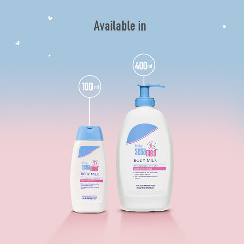 Sebamed Baby Body Milk Lotion|pH for daily hydration of dry skin