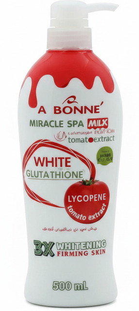 milk white glutathione A BONNE Miracle Spa Milk Uv Whitening Lotion Nano White Glutathione Kojic