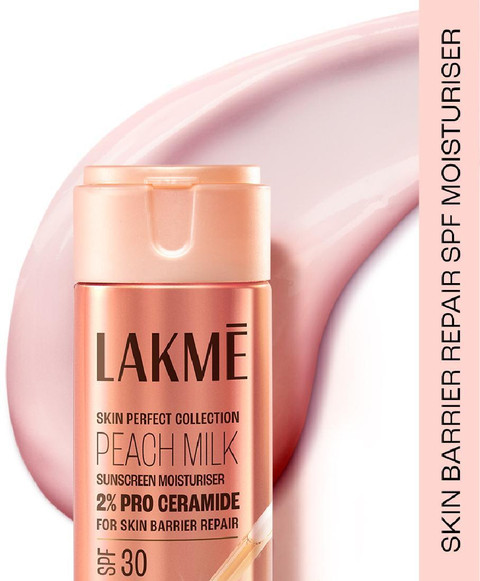 Peach Milk Lakmé Peach Milk Moisturiser SPF 30 & Ceramide, Barrier Repair