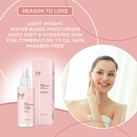 N PLUS Professional AQUA Moisturizer Non-Oily for soft