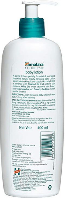 HIMALAYA Baby Lotion- 400ml