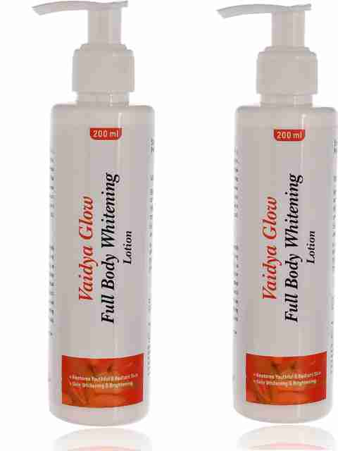Vaidyaglow FULL Body Whitening Lotion Glutathione & Vitamin C COMBO PACK 2  - Price in India, Buy Vaidyaglow FULL Body Whitening Lotion Glutathione &  Vitamin C COMBO PACK 2 Online In India, Reviews, Ratings & Features