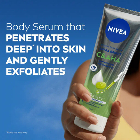 nivea glutathione Extra White and Vaseline Triple bright power with 50X Vitamin C for enhanced radiance AHA gently exfoliates dead skin for a smoother appearance Glutathione revitalizes dull skin for a glowing effect Niacinamide improves skin tone and overall brightness Dermatologically tested for safe and effective skincare Milk Lotion for Brightening Skin: