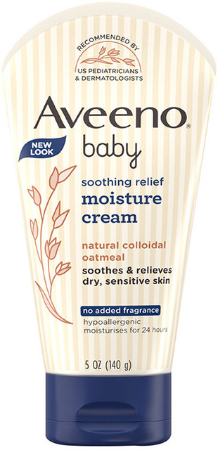 Aveeno Baby Soothing Relief Moisture Cream Soothes relieves dry and  sensitive skin