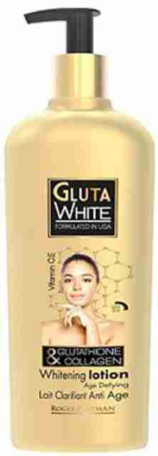 GLUTA WHITE GLUTATHIONE & COLLAGEN WHITENING LOTION AGE DEFYING - Price in  India, Buy GLUTA WHITE GLUTATHIONE & COLLAGEN WHITENING LOTION AGE DEFYING  Online In India, Reviews, Ratings & Features | Flipkart.com