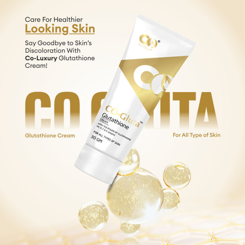 CO Luxury Glutathione Cream with Kojic Acid,Vitamin A,C & E | Skin  Whitening - Price in India, Buy CO Luxury Glutathione Cream with Kojic  Acid,Vitamin A,C & E
