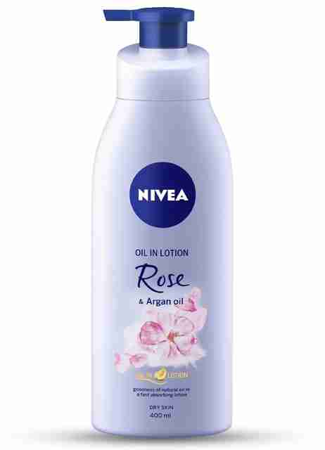 NIVEA Body Lotion Oil in Lotion Rose & Argan Oil 400ml - Image 5