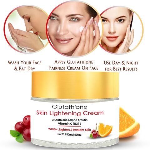 Urban Products Glutathione Brightening Face Cream for Even Tone & Radiant Skin