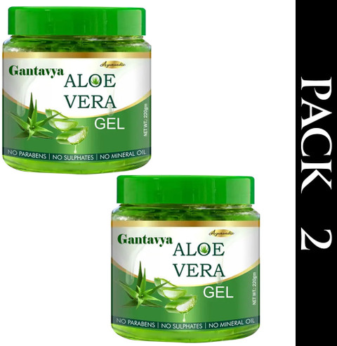Gantavya Organic Aloe Vera Gel Pimple Face Gel Men & Women