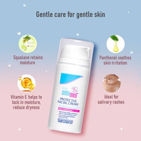 Sebamed Baby Protective Facial Cream|pH E for Soft
