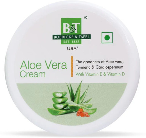 Boericke & Tafel Aloe Vera Cream - With Vitamin E & Vitamin D (Pack of 3)