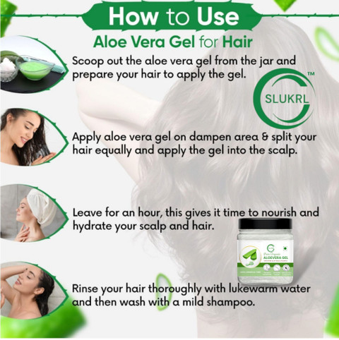 slukrl Aloe Vera Gel for Dandruff, Dry Scalp & Oily Skin - Price in India,  Buy slukrl Aloe Vera Gel for Dandruff, Dry Scalp & Oily Skin Online In  India, Reviews, Ratings