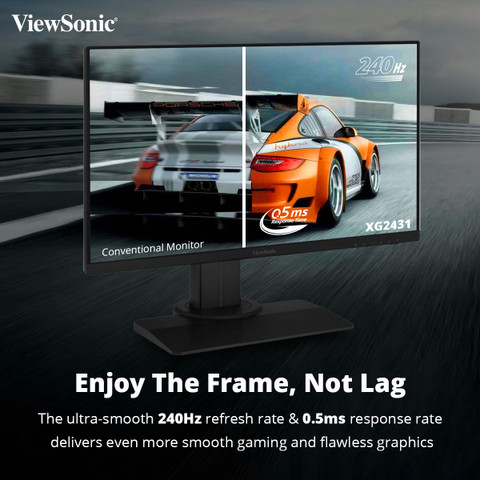 ViewSonic XG2431 60.96 cm (24 inch) Full HD LED Backlit IPS Panel