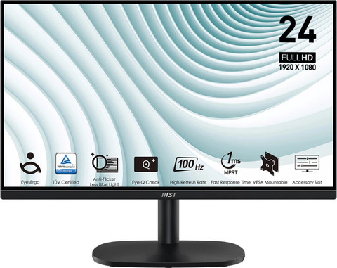 MSI 60.96 cm (24 inch) Full HD VA Panel Monitor (PRO MP2412