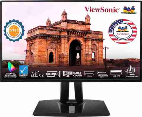 ViewSonic VP 60.96 cm (24 Inch) Full HD LED Backlit IPS Panel