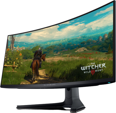 DELL AW-Series 86.36 cm (34 inch) Curved WQHD OLED Panel with HDMI, 2 ...