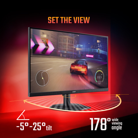 Acer Nitro 68.58 cm (27 inch) Full HD IPS Panel wiith Built-in