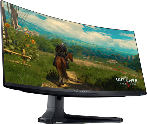 DELL AW-Series 86.36 cm (34 inch) Curved WQHD OLED Panel with HDMI