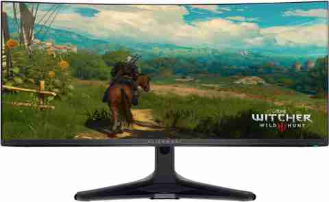 DELL AW-Series 86.36 cm (34 inch) Curved WQHD OLED Panel with HDMI