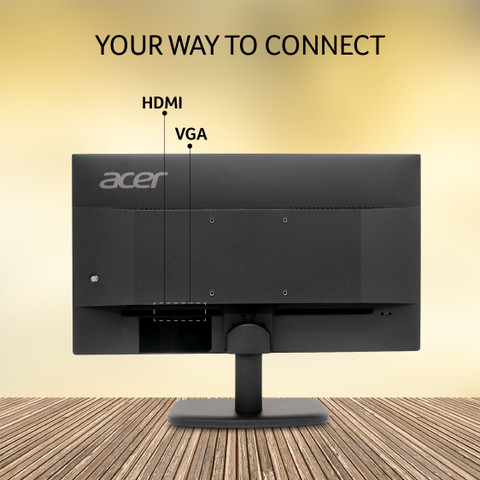 Acer 60.45 cm (24 inch) Full HD IPS Panel with-Visioncare, VGA