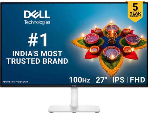 DELL 68.58 cm (27 inch) Full HD LED Backlit IPS Panel with Built