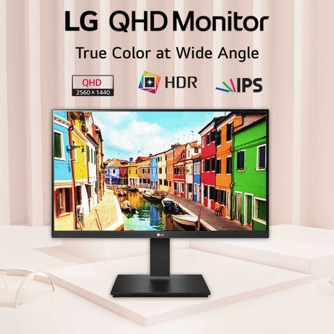 LG QHD 60.96 cm (24 inch) Quad HD LED Backlit IPS Panel Monitor