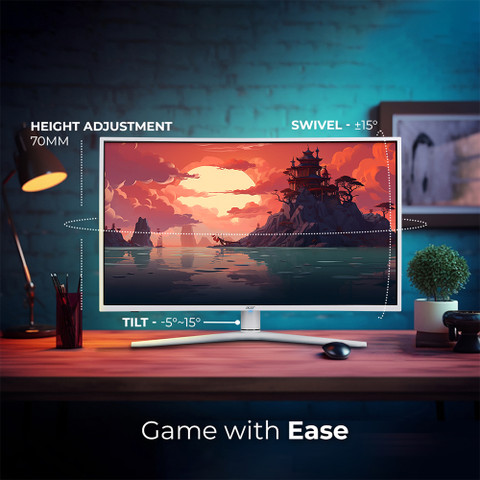 【CHI】 Acer XZ6 Series 97.79 cm (39 inch) Curved WQHD LED Backlit VA