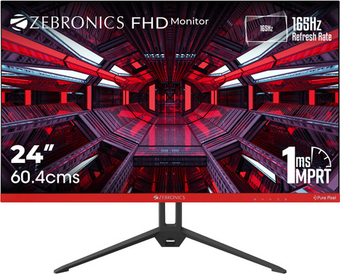 ZEBRONICS 60.96 cm (24 inch) Full HD IPS Panel Gaming Monitor (ZEB