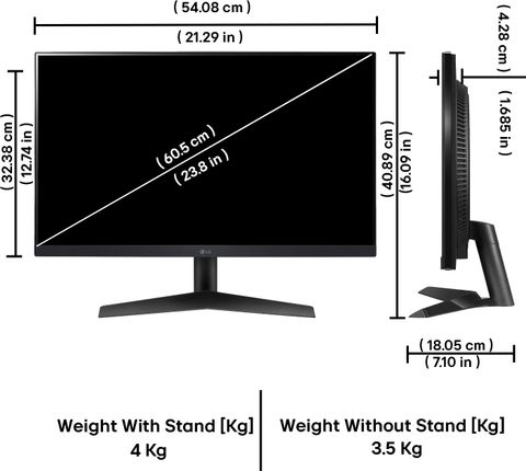 LG UltraGear 60.96 cm (24 inch) Full HD IPS Panel with HDR10