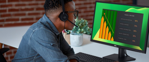 DELL 60.96 cm (24 inch) Full HD VA Panel with Tilt Adjustment