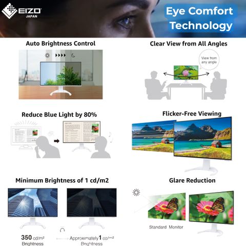 EIZO FlexScan EV2740X 68.58 cm (27 inch) 4K Ultra HD LED Backlit IPS ...