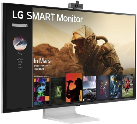 LG 108.0 cm (43 inch) 4K Ultra HD IPS Panel with WebOS, Smart Monitor ...