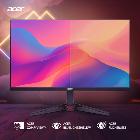Acer VG240Y 24インチ モニター NITRO Acer Nitro VG240YE 23.8 Inch Full HD 1920 x 1080 Pixels IPS
