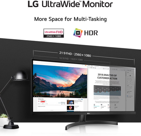 LG UltraWide 73.66 cm (29 inch) WFHD LED Backlit IPS Panel